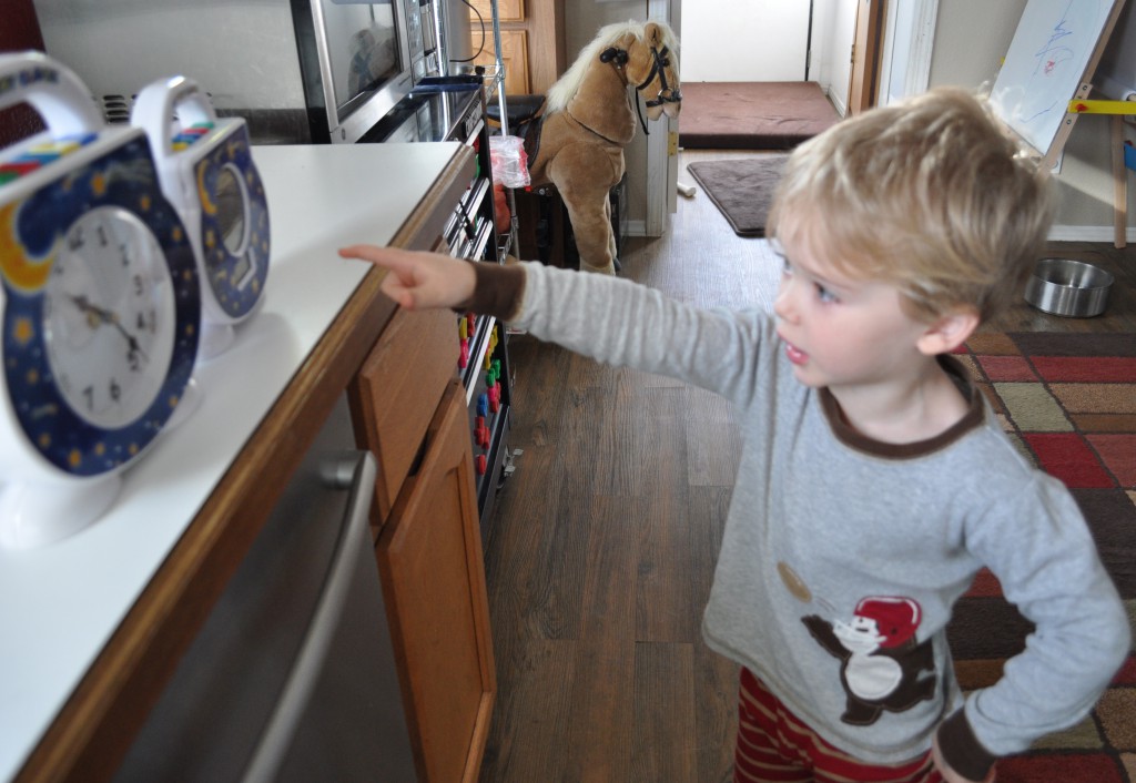 Best Toddler Clocks Review (Little testers liked the smaller "New" version of the My Tot Clock, while we missed the real clock face on the Original)